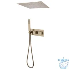 Душевая система Abber Daheim AF8255G 500 1 режим (золото матовое)