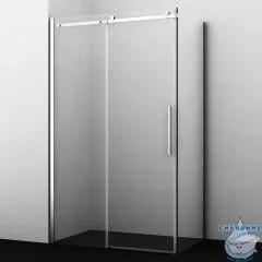 Душевое ограждение Wasserkraft Alme 120x80 15R06 профиль хром, стекло прозрачный (без поддона)