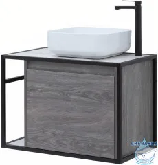 Тумба под раковину Aquanet Lite Loft 75 R 261653 дуб рошелье