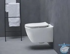 Унитаз подвесной безободковый Ideal Standard Tesi T536001 с сиденьем Soft Close (микролифт)