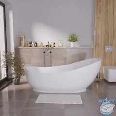 Акриловая ванна Grossman Style GR-2302 200x85 с каркасом (белый глянцевый)