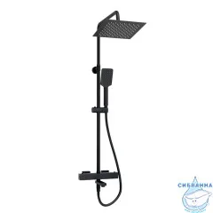 Душевая система Wasserkraft 250 1 режим A299.255.130.BM Thermo (черный матовый)