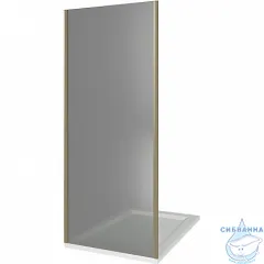 Боковая стенка Bas JAZZE SP-80-B-BR профиль бронза, стекло тонированное