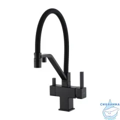 Смеситель для кухни Gappo G4395-66 (черный матовый)