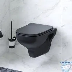Унитаз подвесной безободковый AM.PM  X-Joy C85A1700MBSC с сиденьем Soft Close (микролифт)